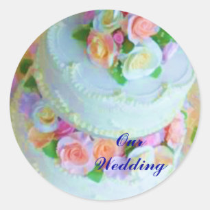 Nos Stickers Mariages Enveloppe de gâteau