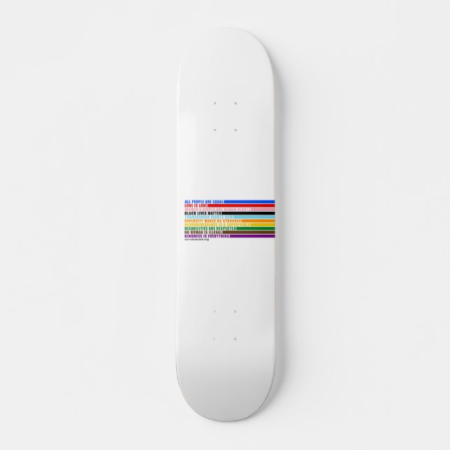 Nos Valeurs Sont Skateboard (Devant)