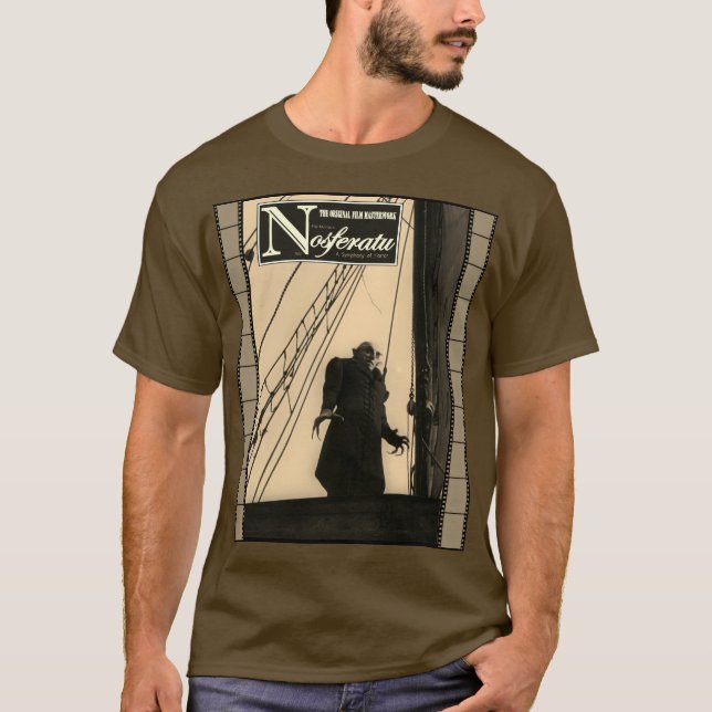 Nosferatu Horror Film T-Shirt (Devant)