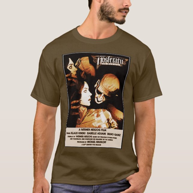 Nosferatu le Vampyre Poster T-shirt (Devant)