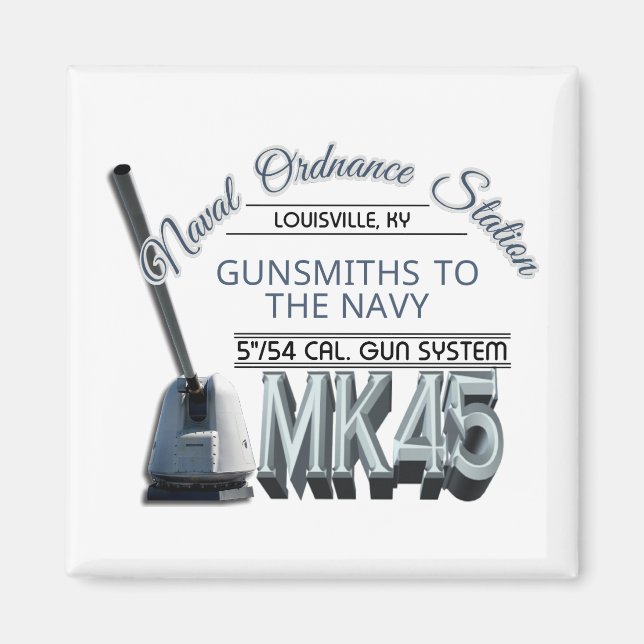 NOSL Mk45 Gun Systems Magnet (Devant)