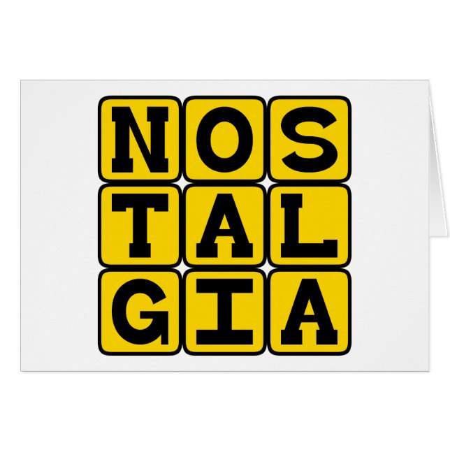 Nostalgie, Mélancolie du Passé (Devant horizontal)