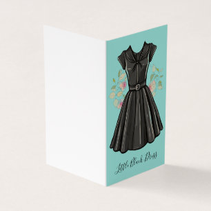 Nostalgique Beauté Petite robe noire LBD Blank