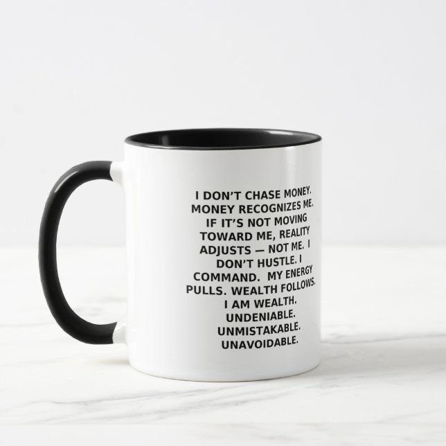 NOT EVERYONE QUALIFIES | Power Identity Mug (Gauche)