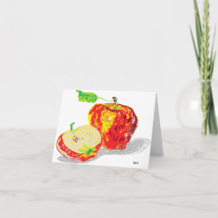 Nota Carte vide à l'intérieur /Apples