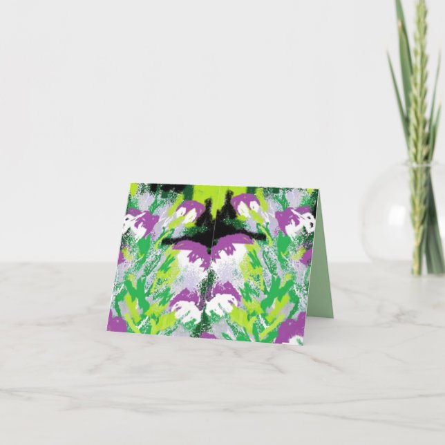 Note Card : La fleur nationale de Grèce (Devant)