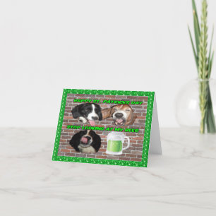 Note Carte Basset Hound Arrêt Regarder Ma Bière