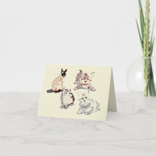 Note Cartes : Kitten Love (Devant)