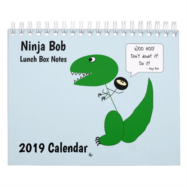 Note de gamelle de Ninja Bob calendrier de 12 mois (Protection)