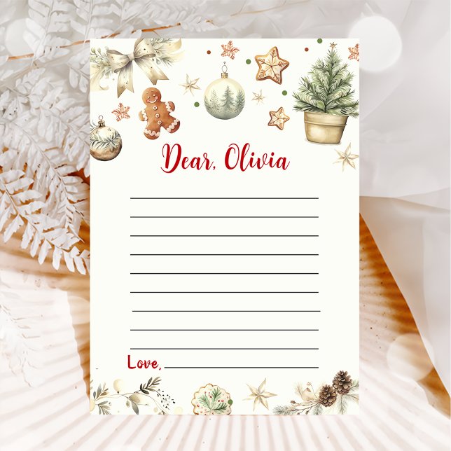 Note de la capsule de Noël Carte de message de not (Créateur téléchargé)