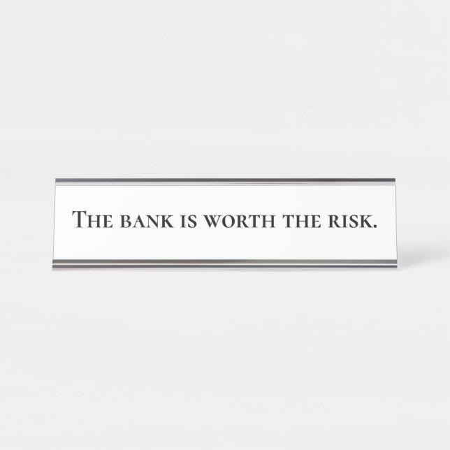 Note de Maeve - Plaque d'identification du bureau (Devant)