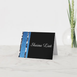 Note de Merci de denim et de diamants