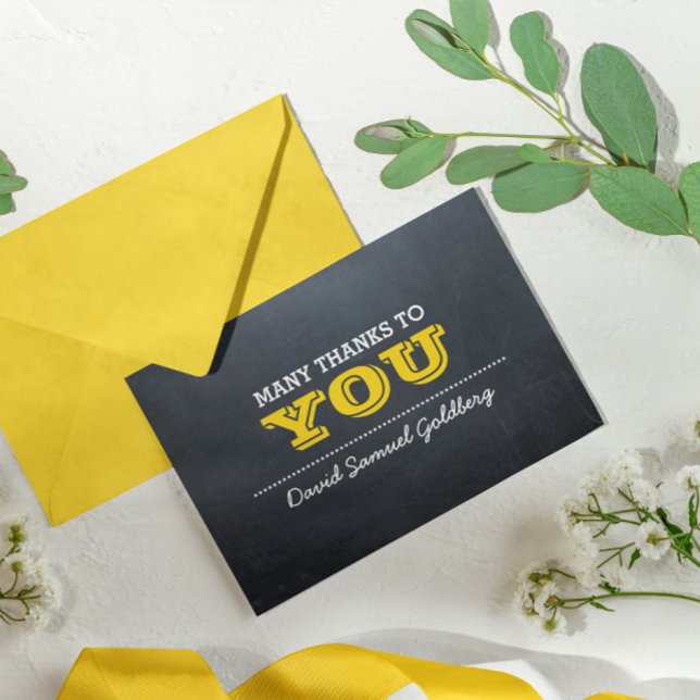 Note de Merci de Mitzvah de barre d'or de tableau (Créateur téléchargé)