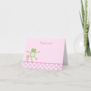 Note de Merci pliée par ROSE de FROGGY de