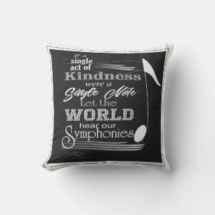 Note de musique coussin 16x16