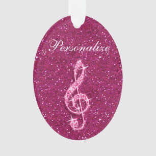 Note de Musique Diamantée Brillante et Personnalis