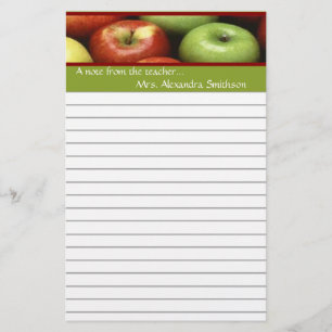 Note de papeterie d'Apple personnalisée par