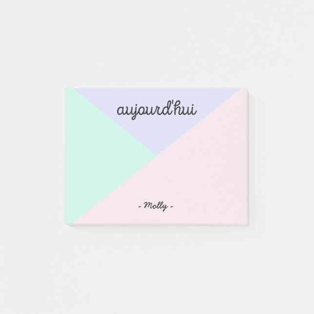 Note de post-it d'Aujourd'hui (Devant)