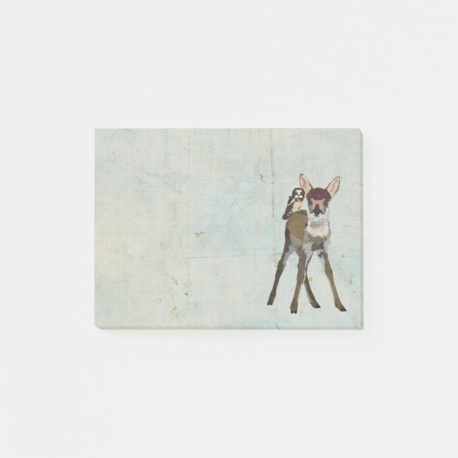 Note de post-it de FAON et de HIBOU (Devant)