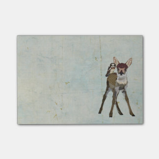 Note de post-it de FAON et de HIBOU