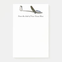 Note de post-it de Sailpane de planeur - glissant