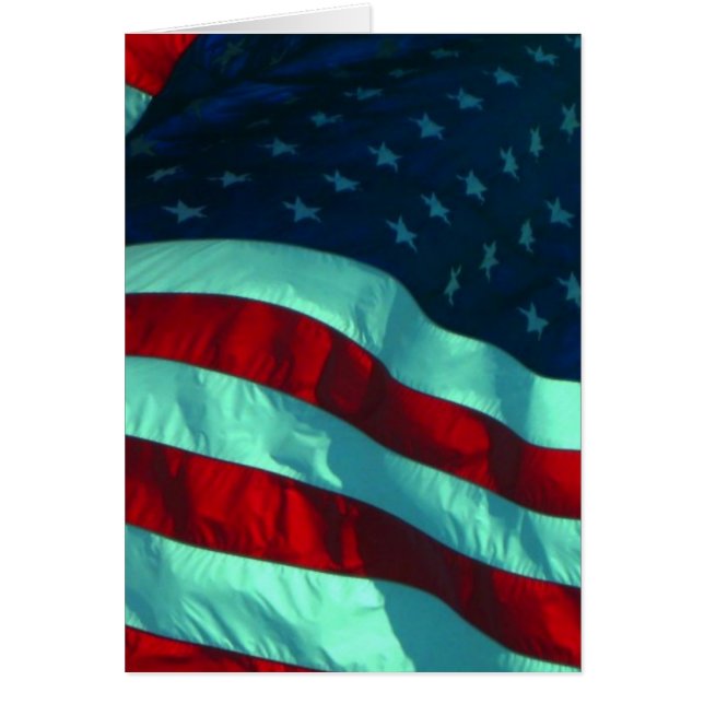 Note Drapeau Américain Patriotique (Devant)