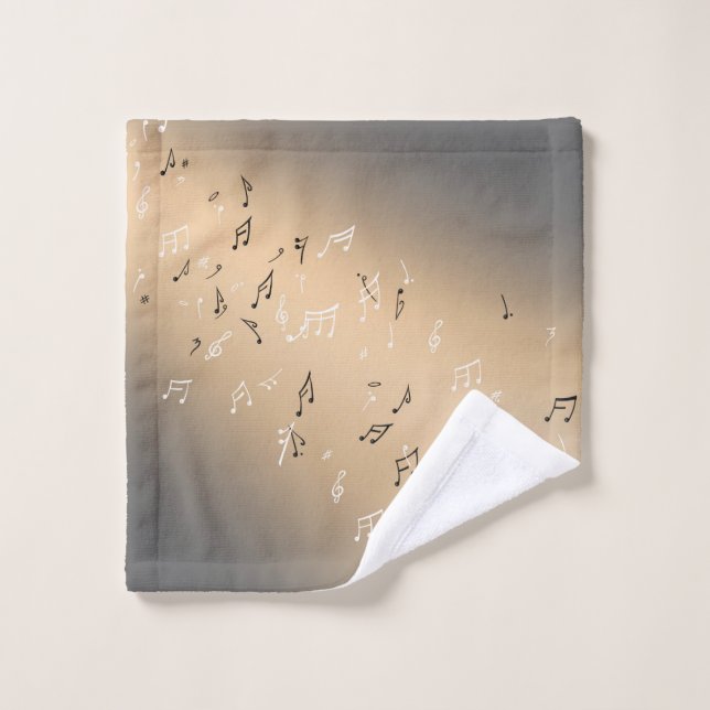 Note musicale Lune d'or (Gant de toilette)