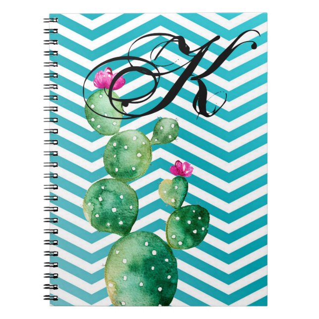 Note personnalisée Livre Boho Cactus Cactus Succul (Devant)