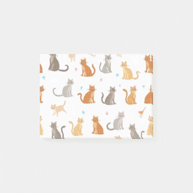 Note Post-it de chat (Devant)