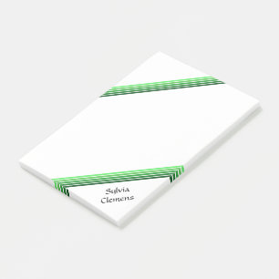 Note post-it - Nuances de vert