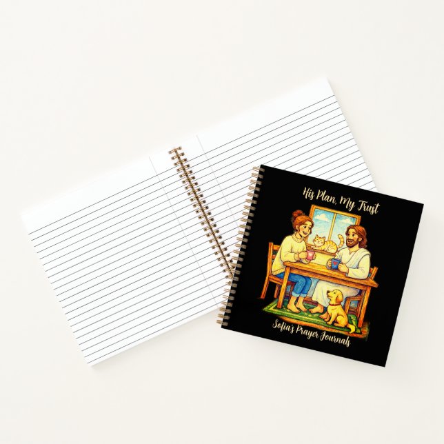 Notebook Personalized Jesus Prayer Journal faith (Intérieur)