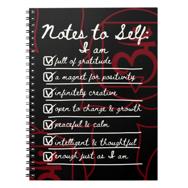 Notes à moi : Root Chakra Affirmation Journal (Devant)