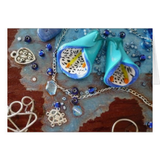 Notes bleues de fleurs de Bell