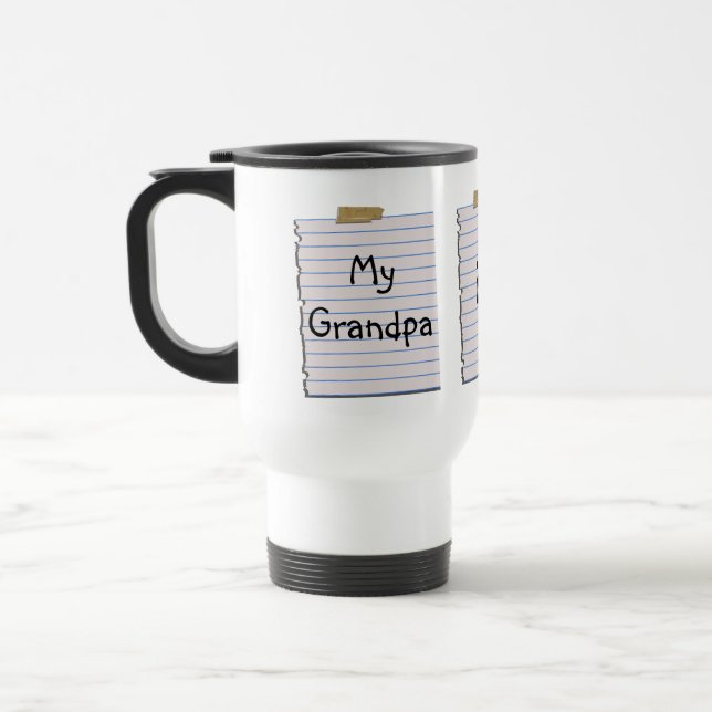 Notes d'amour pour la tasse de grand-papa (Gauche)