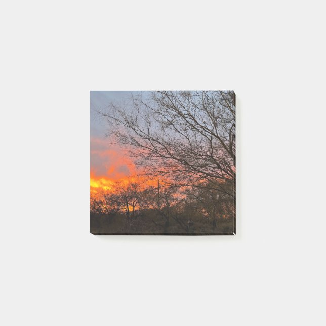 Notes de coucher de soleil -- post-it (Devant)