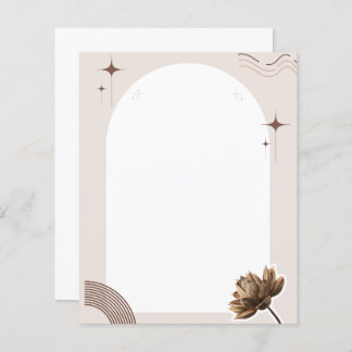 Notes de démarrage minimalistes Brown vides