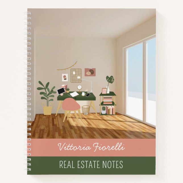 Notes de l'agent immobilier Carnets personnalisés (Devant)