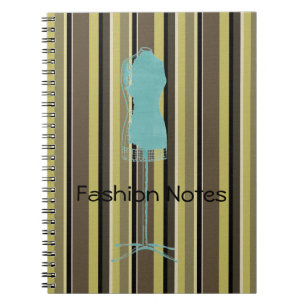 Notes de mode Carnet mannequin habillé
