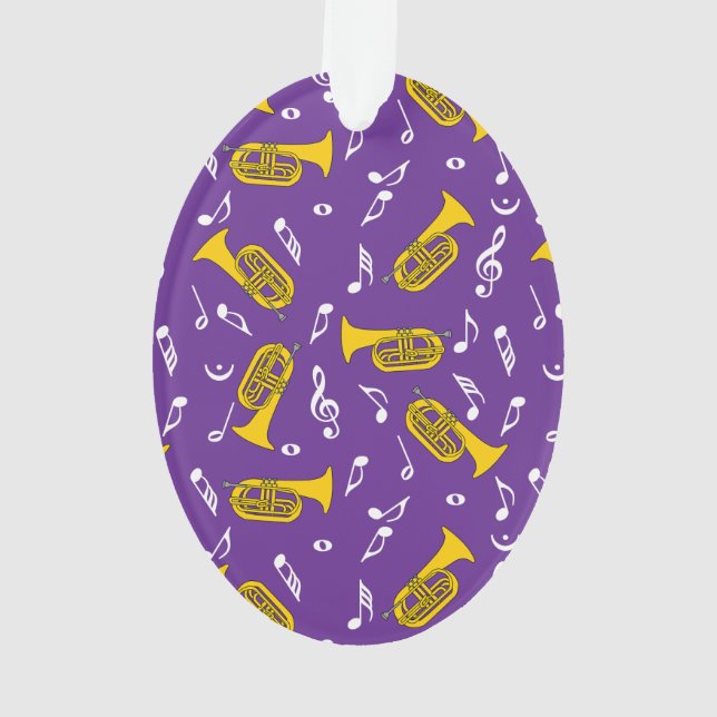 *Notes de musique Baritone Marching (dos)