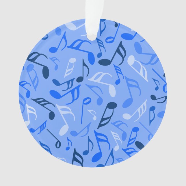 Notes de musique bleu (devant)