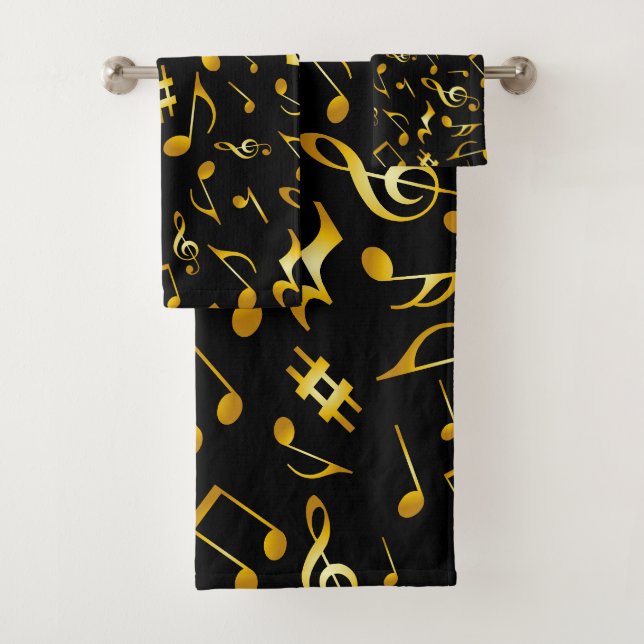 Notes de musique classique et simple sur Black (En situation)