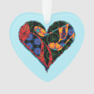 Notes de musique Coeur à motifs