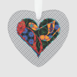 Notes de musique Coeur à motifs