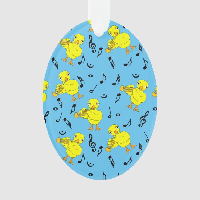 Notes de musique de trompette (devant)