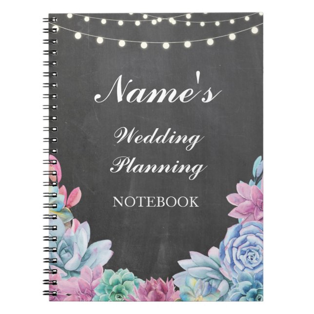 Notes de planification de mariage de carnet de (Devant)