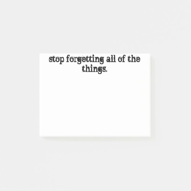 notes de post-it (Devant)