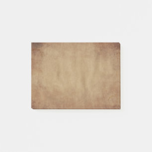 Notes de post-it Brown rustiques de conception