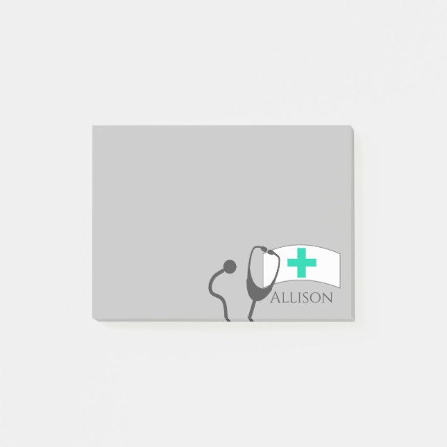 Notes de post-it collantes d'infirmière (Devant)