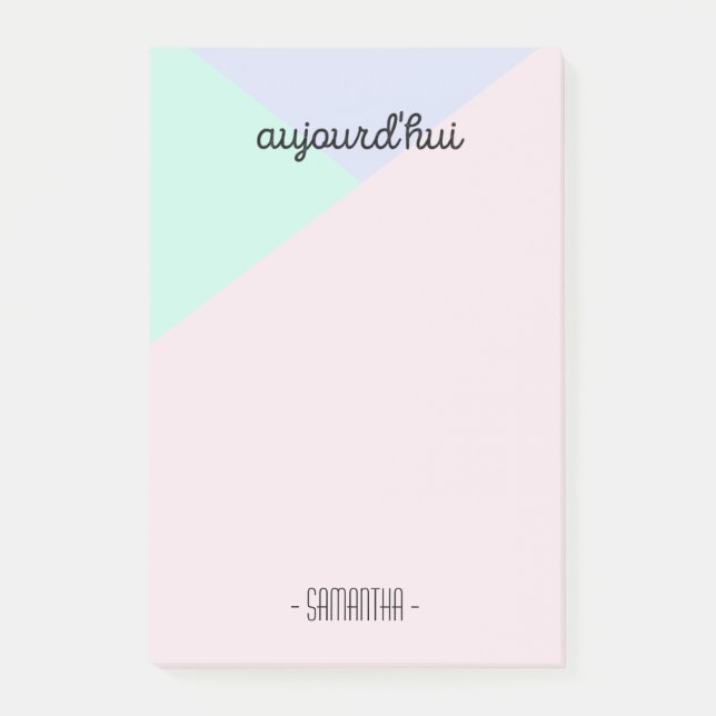 Notes de post-it d'Aujourd'hui (Devant)