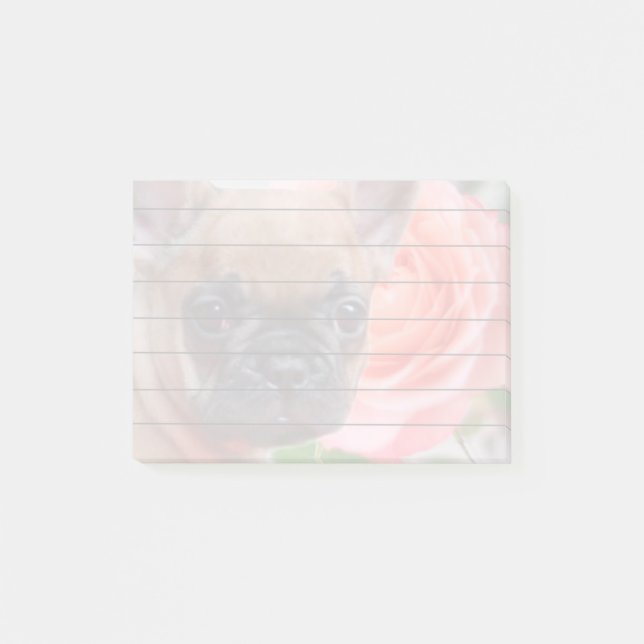 Notes de post-it de bouledogue français (Devant)